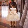 CMMCHAAH Baby Girls Easter Embroidery Dresses Toddler Ruffles New Year Easter Tutu Dress with Headwear (Champagne,80) view 2