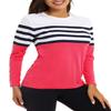 KINGFEN UPF 50+ Workout Tshirts Gym SPF Shirts for Women Long Sleeve Rashguard Blouses Uv Protection Moisture Wicking Sunscreen Fabric Outdoor Sun Protection Quick Dry Top Rose Red Medium view 3