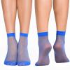 Geyoga 12 Pairs Sheer Ankle Socks Thin Nylon Transparent Ankle High Hosiery Socks Short Dress Stockings for Women(Medium,Multi Color) view 4