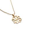 African Adinkra Pendant Necklace Symbol NYAME DUA God's Protection and Presence Jewelry (Gold) view 2
