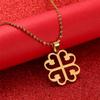 African Adinkra Pendant Necklace Symbol NYAME DUA God's Protection and Presence Jewelry (Gold) view 4