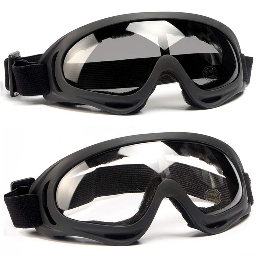 SPOSUNE Motorcycle Goggles Airsoft Goggles, UV400 Protection ATV Dirt Bike Goggles for Men Women