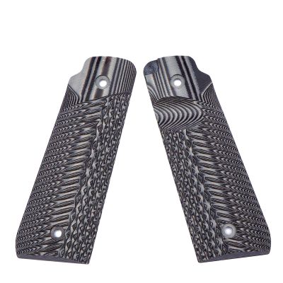 Guuun Ruger Mark IV 22/45 Lite Grips G10 Fits Ruger 22 45 Lite Generation 4 Rimfire NOT for Gen 3, OPS Eagle Wings Diamond Texture - Grey/Black