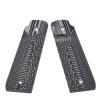 Guuun Ruger Mark IV 22/45 Lite Grips G10 Fits Ruger 22 45 Lite Generation 4 Rimfire NOT for Gen 3, OPS Eagle Wings Diamond Texture - Grey/Black view 1