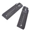 Guuun Ruger Mark IV 22/45 Lite Grips G10 Fits Ruger 22 45 Lite Generation 4 Rimfire NOT for Gen 3, OPS Eagle Wings Diamond Texture - Grey/Black view 3