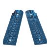 Guuun Ruger Mark IV 22/45 Lite Grips G10 Fits Ruger 22 45 Lite Generation 4 Rimfire NOT for Gen 3, OPS Ridgebacks Texture - Blue/Black view 1