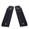 Guuun Ruger Mark IV 22/45 Lite Grips G10 Fits Ruger 22 45 Lite Generation 4 Rimfire NOT for Gen 3, OPS Eagle Wings Diamond Texture - Black view 1