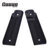 Guuun Ruger Mark IV 22/45 Lite Grips G10 Fits Ruger 22 45 Lite Generation 4 Rimfire NOT for Gen 3, OPS Eagle Wings Diamond Texture - Black view 2