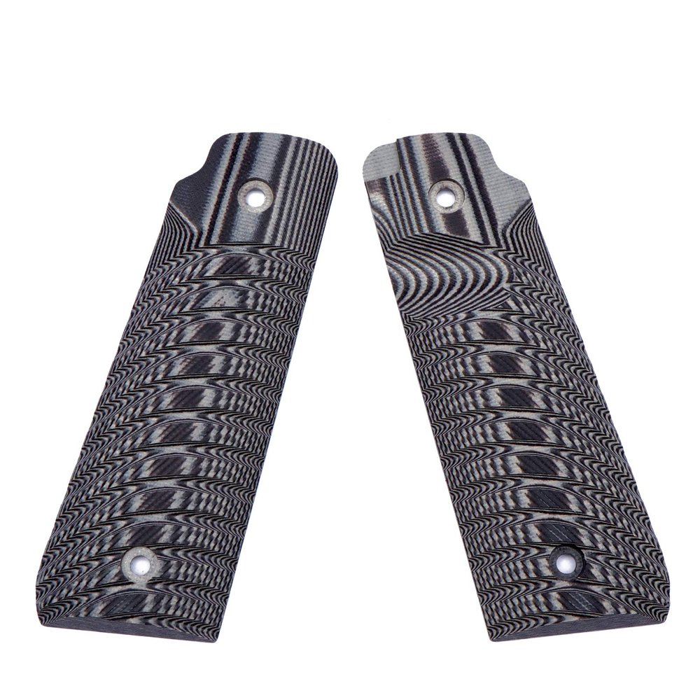 Guuun Ruger Mark IV 22/45 Lite Grips G10 Fits Ruger 22 45 Lite Generation 4 Rimfire NOT for Gen 3, OPS Ridgebacks Texture - Grey/Black