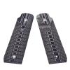 Guuun Ruger Mark IV 22/45 Lite Grips G10 Fits Ruger 22 45 Lite Generation 4 Rimfire NOT for Gen 3, OPS Ridgebacks Texture - Grey/Black view 1