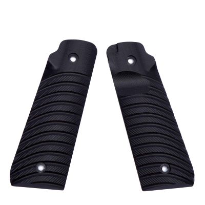 Guuun Ruger Mark IV 22/45 Lite Grips G10 Fits Ruger 22 45 Lite Generation 4 Rimfire NOT for Gen 3, OPS Ridgebacks Texture - Black