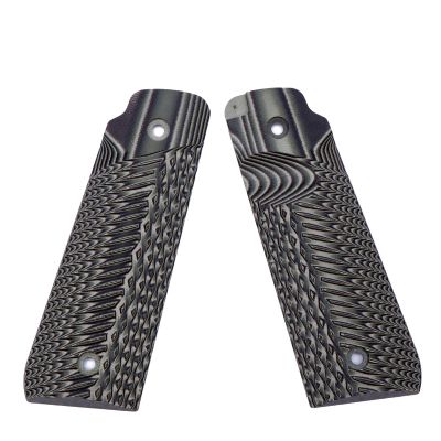 Guuun Ruger Mark IV 22/45 Lite Grips G10 Fits Ruger 22 45 Lite Generation 4 Rimfire NOT for Gen 3, OPS Eagle Wings Diamond Texture - Green/Black