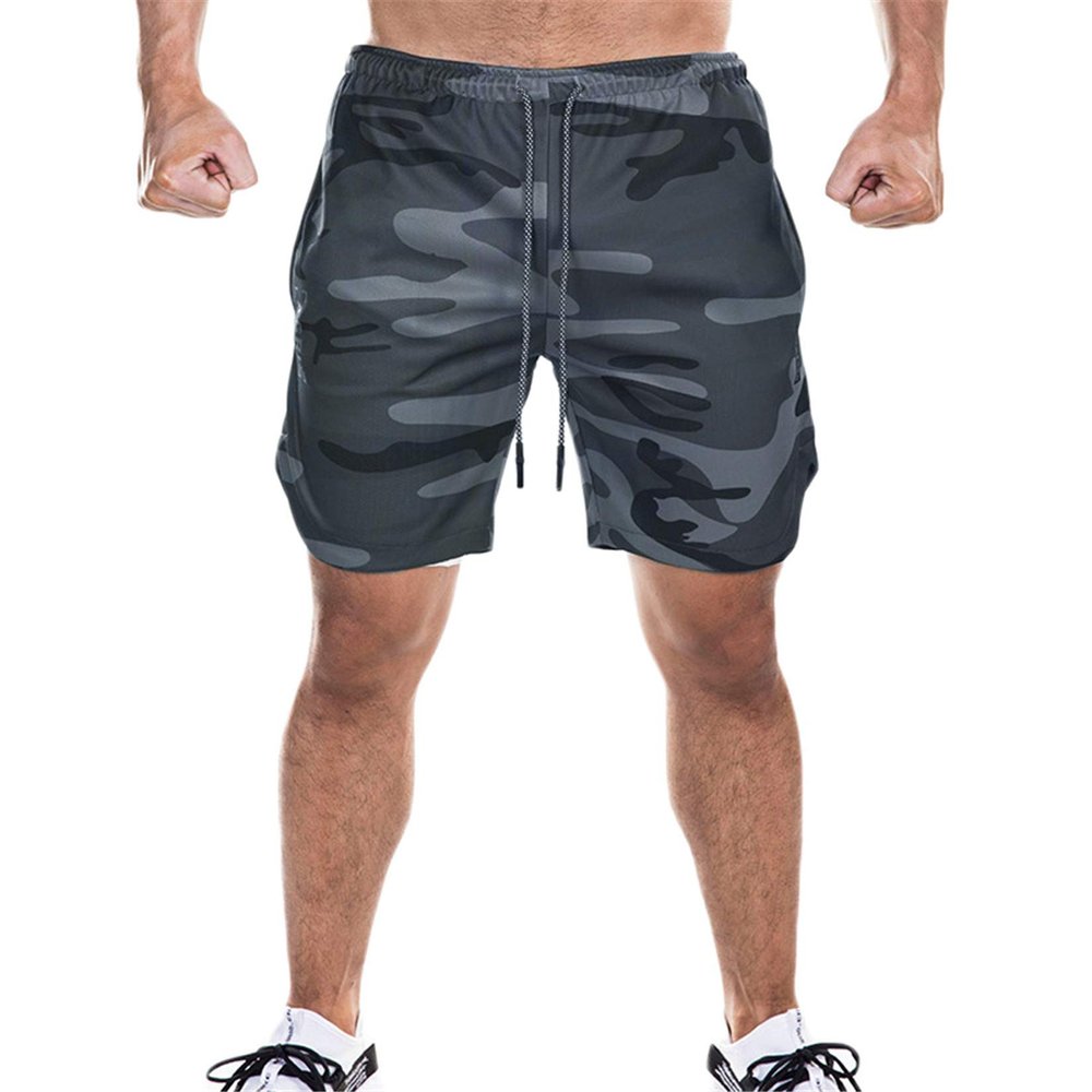 Andongnywell Men's Running Quick Dry Lightweight Gym Shorts with Pockets Workout Athletic Shorts Pants (Multicolor4,X-Large)