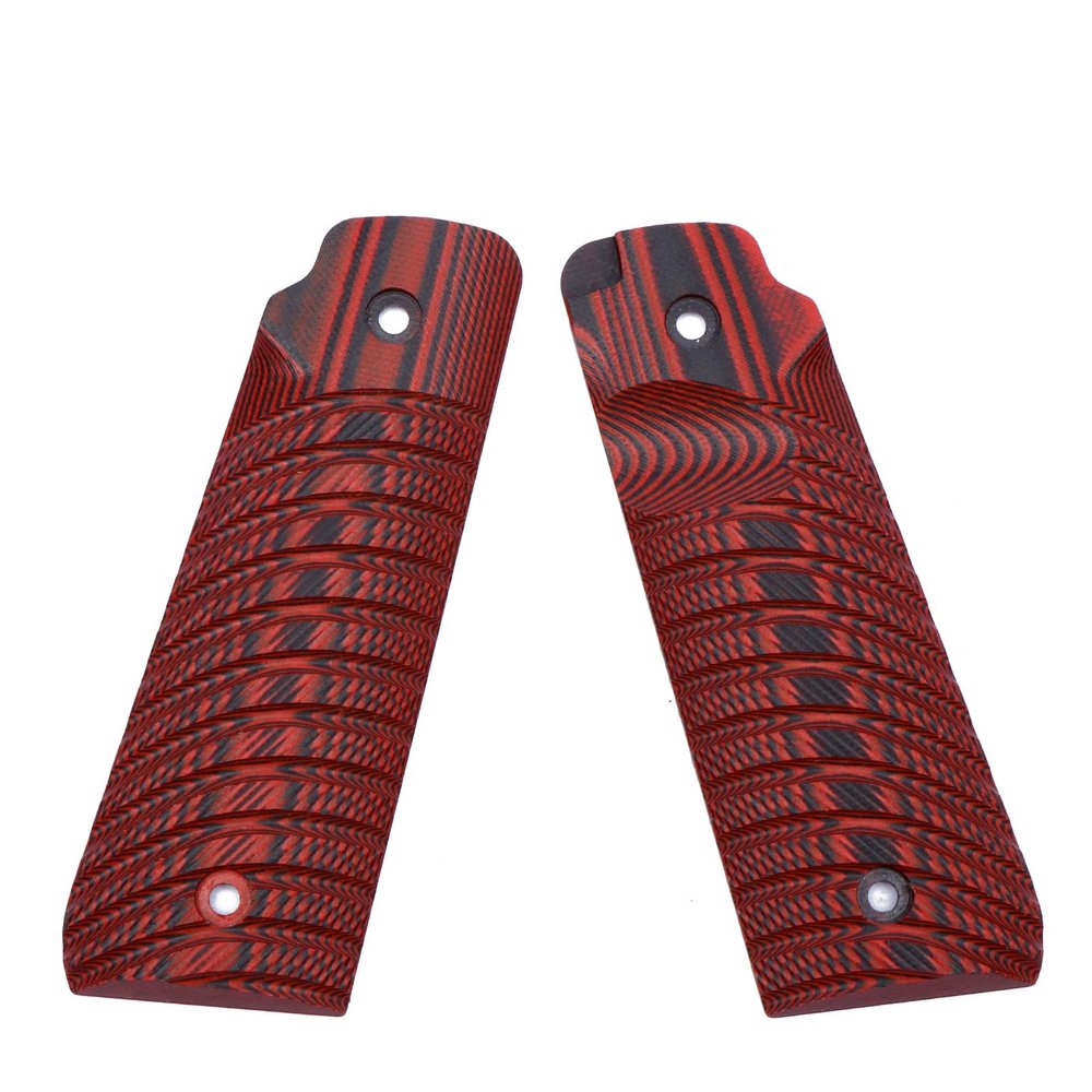Guuun Ruger Mark IV 22/45 Lite Grips G10 Fits Ruger 22 45 Lite Generation 4 Rimfire NOT for Gen 3, OPS Ridgebacks Texture - RED