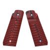 Guuun Ruger Mark IV 22/45 Lite Grips G10 Fits Ruger 22 45 Lite Generation 4 Rimfire NOT for Gen 3, OPS Ridgebacks Texture - RED view 1