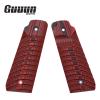 Guuun Ruger Mark IV 22/45 Lite Grips G10 Fits Ruger 22 45 Lite Generation 4 Rimfire NOT for Gen 3, OPS Ridgebacks Texture - RED view 2