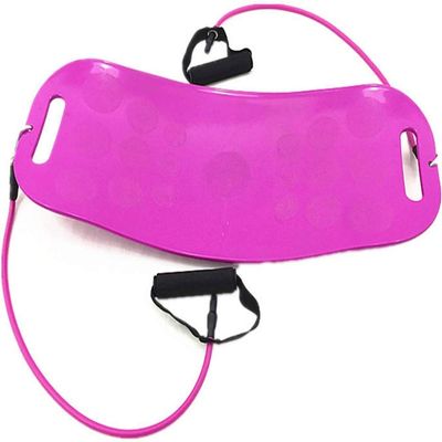 qiuqiu Fitness Balance Board, Yoga Gym Workout Training Board, Abdominal Leg Full Body Workout Balance Exercise-Purple