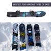 Mind and Action Solid Aluminum Snowboard Rack,Ski Wall Mount Display,Home and Garage Snowboard Storage (2 Pairs) view 3