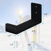 Mind and Action Solid Aluminum Snowboard Rack,Ski Wall Mount Display,Home and Garage Snowboard Storage (2 Pairs) view 4