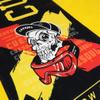 CUESOUL Heavy Duty Darts Mat Includes Both Official Soft & Steel Tip Throwline Skull in Hat view 2