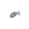 Azingysail Trim Tab Anode 17264T2 for Force Mercury Mariner Outboard Aluminum Anode view 2