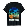 1940's Lowrider Station Wagon Vacay Vibes Family Vacation T-Shirt view 1