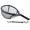 Facikono Fly Fishing Net Trout Kayak Fishing Net Freshwater Trout Fishing Landing Net Rubber Mesh for Catch and Release view 1