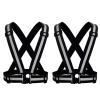 ONESWI Reflective Vest Running Gear Ultralight Runner Safety Vest, High Visibility Adjustable Reflective Safety Vest for Night Cycling,Hiking, Jogging,Dog Walking (2Pcs Black)  view 1
