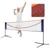 DYRABREST Badminton Net Set, Portable Sports Set for Badminton, Tennis, Kids Volleyball, Pickleball, Easy Setup, Nylon Net with Bag for Indoor Outdoor Court view 3