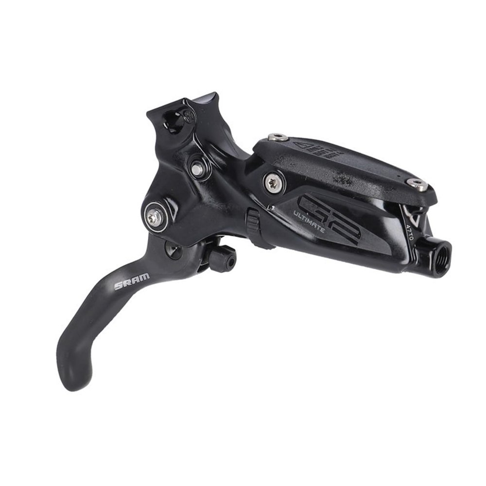 SRAM G2 Ultimate Hydraulic Disc Brake Lever Assembly - Carbon Lever, Ambidextrous Design, Gloss Black Anodized Finish, Lightweight High-Performance Hydraulic Brake Components for XC, Trail, & Enduro B