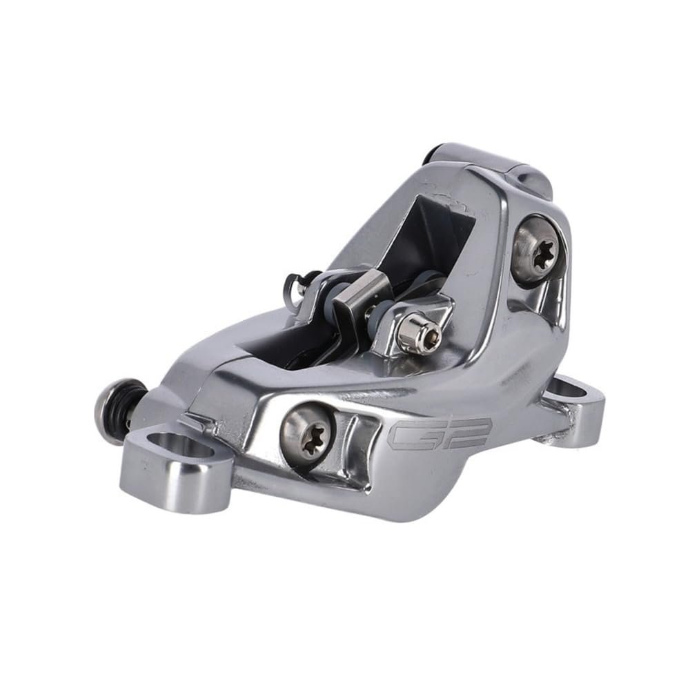 SRAM G2 Ultimate Disc Brake Caliper Assembly-Post Mount, Hydraulic Hydraulic Brake Caliper with Polar Grey Anodized Finish, Durable A2 Aluminum, High-Performance Brake Components, Compatible with DOT