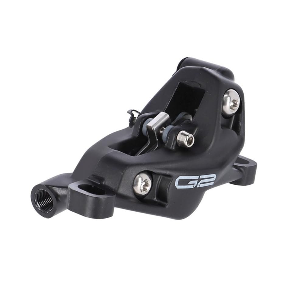 SRAM G2 RS Disc Brake Caliper Assembly - Hydraulic Post Mount with Diffusion Black Anodized Finish, Durable A2 Aluminum Construction, High-Performance Hydraulic Brake Caliper for Mountain Biking and G