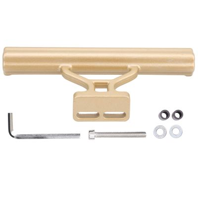 VGEBY Handlebar Extender, Handlebar Extension Multifunction Aluminum Alloy Tube Headlight Computer Bracket (Gold) and Spare Parts