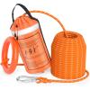 AnKun Water Rescue Throw Bag with 98FT Length of Rope in 3/10In Tensile Strength Rated to 2000lbs, Emergency Rescue Rope for Kayaking, Boating, Fishing, Rafting, High Visibility Safety Equipment view 1