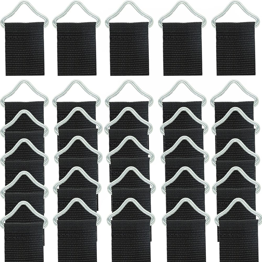 talyrui Trampoline Spring Buckle, Trampoline Accessories, Trampoline Triangle Buckle 30pack