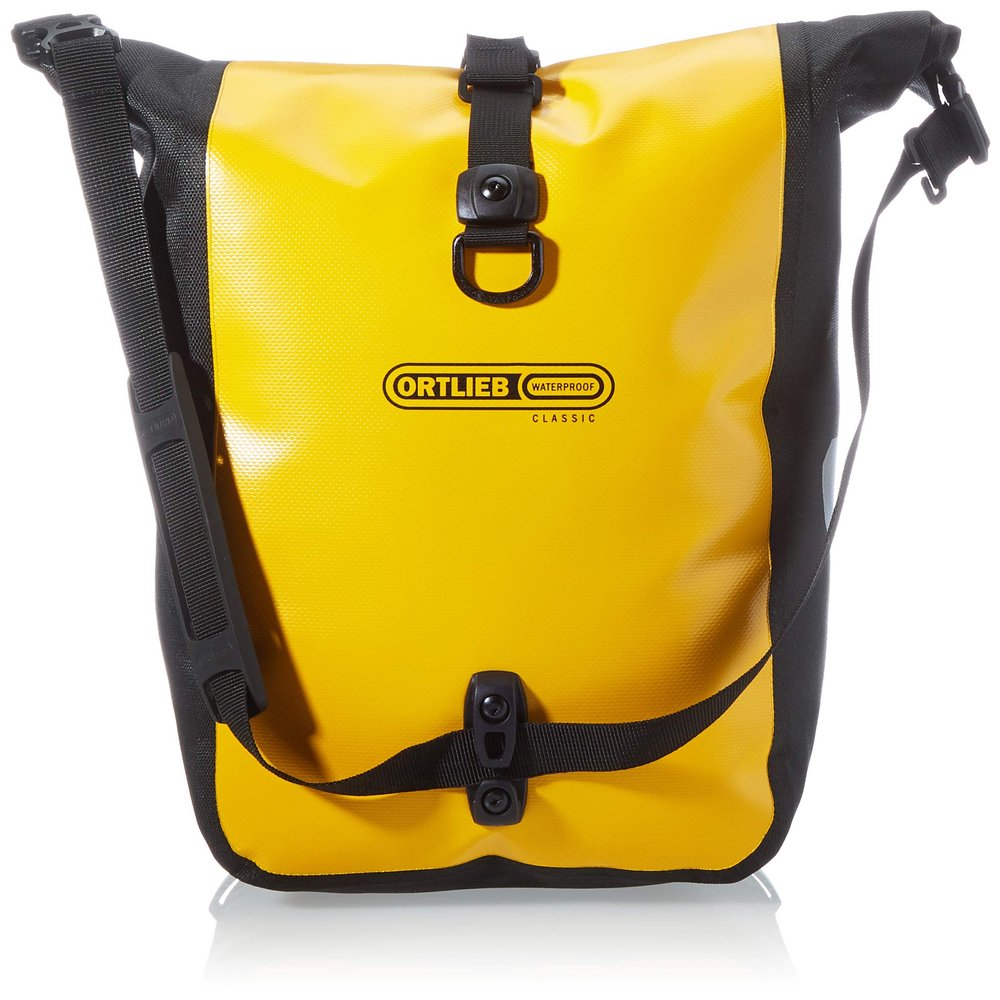 Ortlieb Unisex Adult Sports Scooter Classic Bike Bags, Sunyellow - Black, One Size