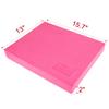 Balance Pad, Non-Slip Foam Mat & Ankles Knee Pad Cushion for Physical Therapy, Rehabilitation, Core Balance and Strength Stability Training, Yoga & Fitness, 15.7 x 13 x 2 Inch (Pink) view 2