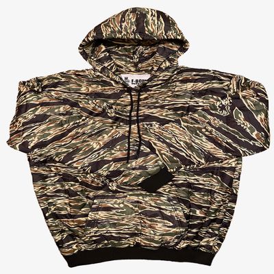 F-Bomb F Morale Gear Woobie Hoodie (Tiger Stripe, Large)
