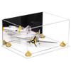 Better Display Cases Acrylic Versatile Display Case - Large Rectangle Box with Mirror Case, Yellow Risers and Clear Base 15.25" x 12" x 8" (A026/V12) view 1