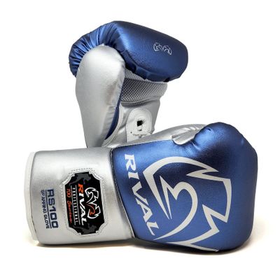 RIVAL Boxing RS100 Professional Lace-Up Sparring Gloves, Handcrafted with Super-Rich Microfiber PU, Ergonomically Designed to Perfectly Fit Your Hand