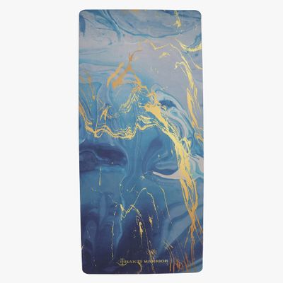 Shakti Warrior Ajna Yoga Mat - Artist Designed, Premium Printed mats, Non Slip, Great for Regular & Hot Yoga, Pilates and Workout (72 inch x 24 inch x 5mm Thick)