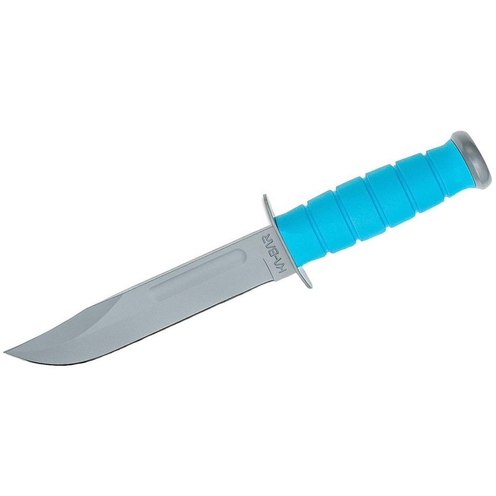 KA-BAR 1313SF Ussf Space-Bar Knife Blue Kraton G Handle, Gray Hard Sheath, Straight Edge