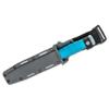 KA-BAR 1313SF Ussf Space-Bar Knife Blue Kraton G Handle, Gray Hard Sheath, Straight Edge view 3