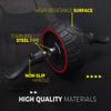 Ab Roller for Abs Exercise Workout Fitness -Ab Wheel Roller Knee Mat Resistance Bands Home Gym Equipment for Men Women Abdominal Exercise (Black w Resistance Bands) view 3