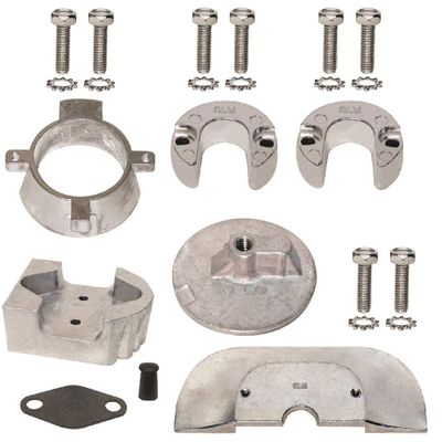 Aluminum Anode Kit for Mercruiser I/O Sterndrive Alpha One 1 Generation II Gen 2 1991 & Up Replaces 888756Q03