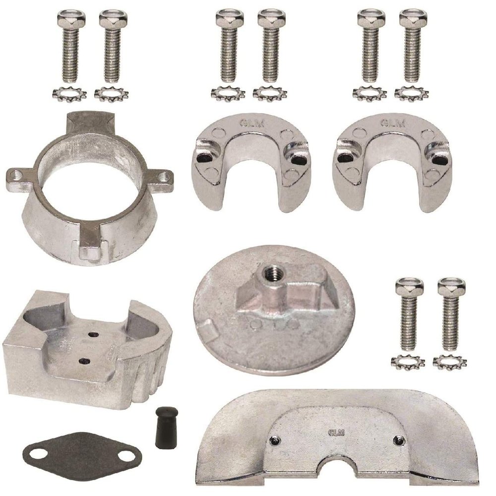 Aluminum Anode Kit for Mercruiser I/O Sterndrive Alpha One 1 Generation II Gen 2 1991 & Up Replaces 888756Q03