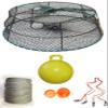 KUFA Sports Tower Style Prawn Trap with 400' Rope, Yellow Float, Vented Bait Jar & Harness Combo (CT79+PAL55+HA2) view 1