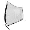 Champion Sports Baseball and Lacrosse Backstop Net: Rhino Flex Goal Backstop Barrier Net - Portable Ball Stop and Barrier Netting with Carry Bag - 12' x 9', Black view 2