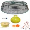 KUFA Sports Tower Style Prawn Trap with 400' Rope, Yellow Float, Vented Bait Jar & Harness Combo (CT79+PAP55+HA2) view 1