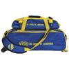 Vise Three Ball Tote Roller Bowling Bag with Shoe Pouch Blue Yellow view 1
